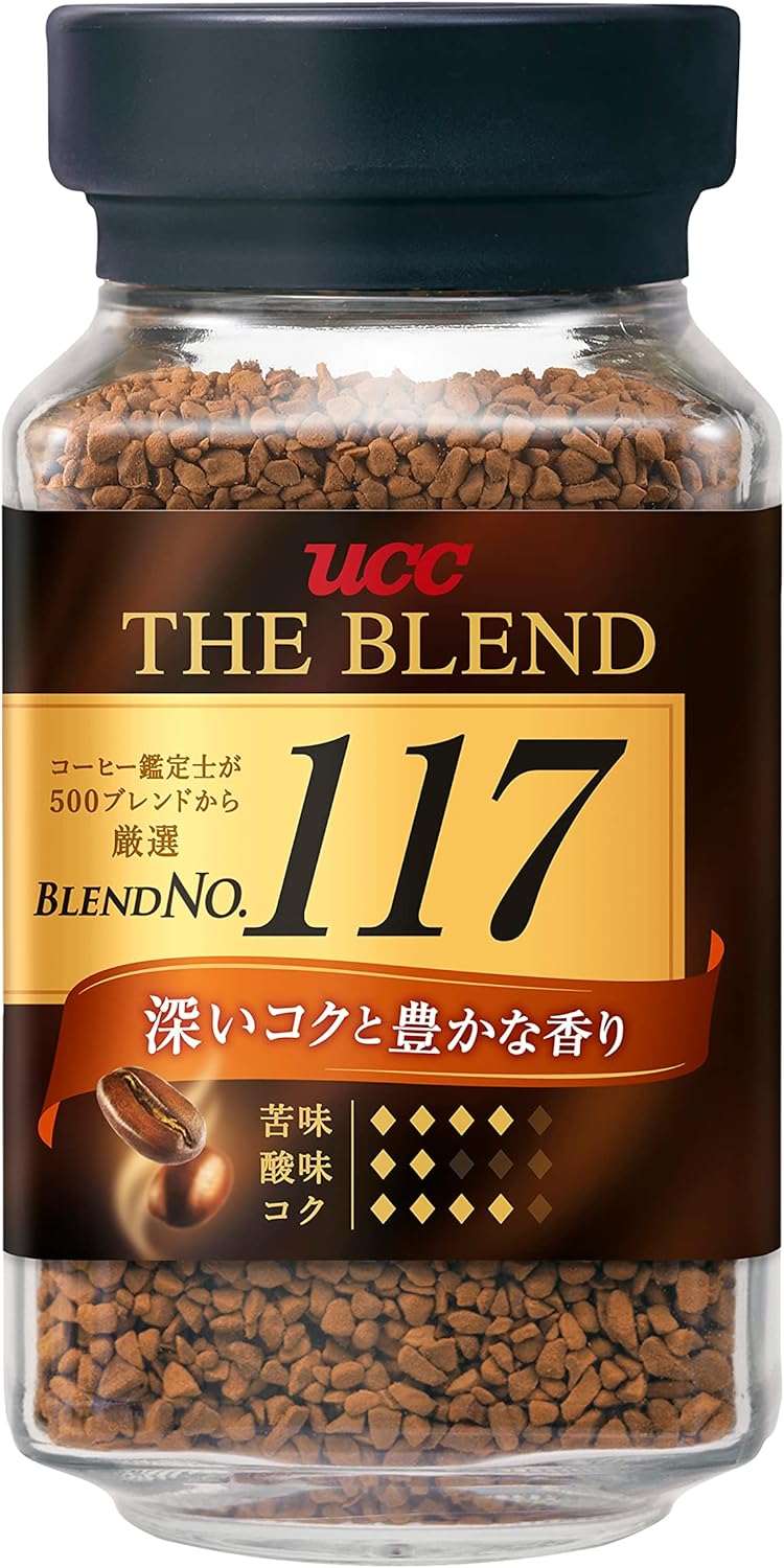 UCC The Blend 117 Japanese Premium Instant Coffee Jar - 90gm - Image 1